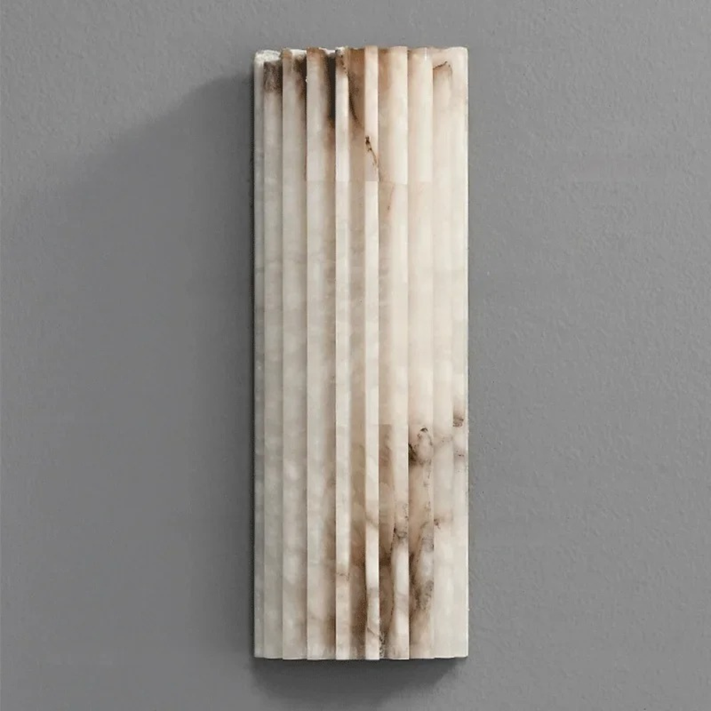 MarbleGlow | Applique Murale en Marbre Élégante et Minimaliste pour Chambre