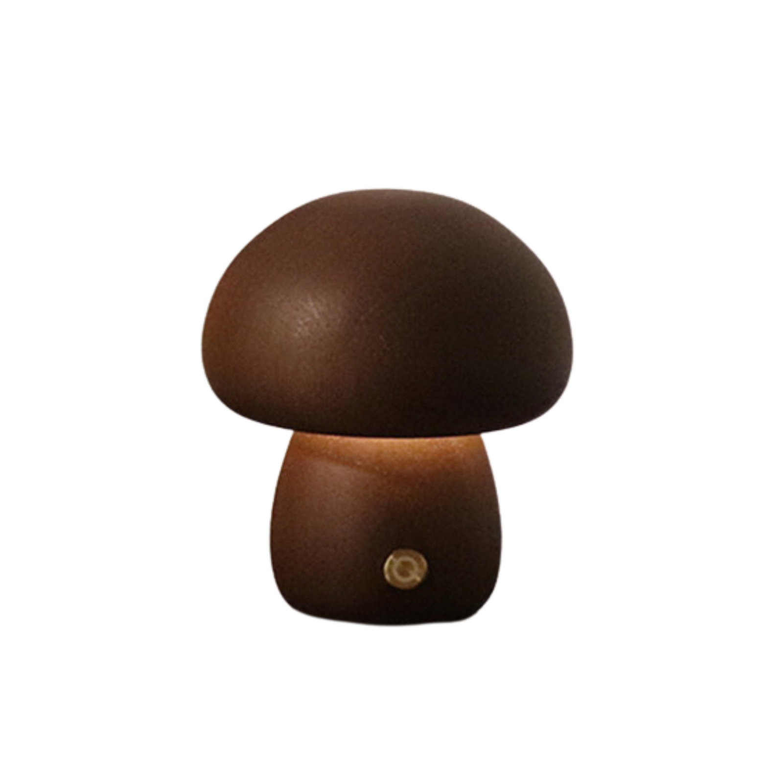 Lampe de table Vintage en bois Champignon