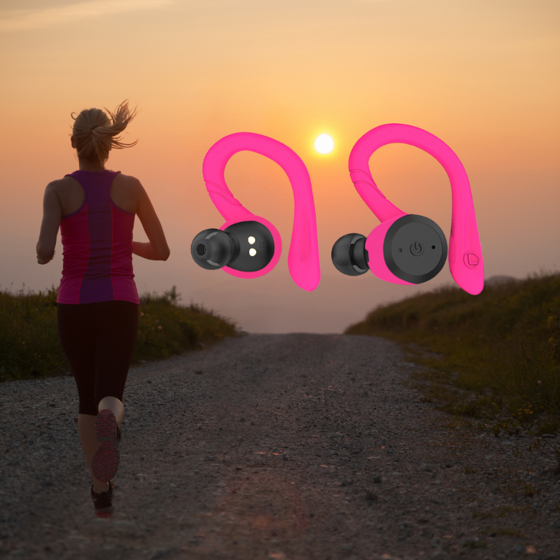 Vega - Écouteurs de sport sans fil et étanches avec 20 heures de temps de jeu