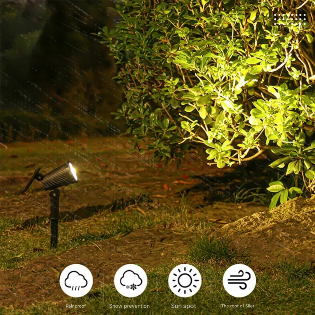 Énergie solaire LumaSpot pour le jardin