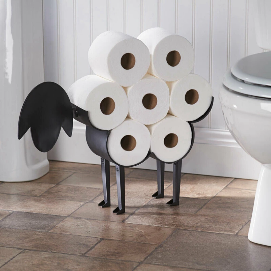 Support à rouleau de papier toilette animal - Amusant et pratique pour votre salle de bain