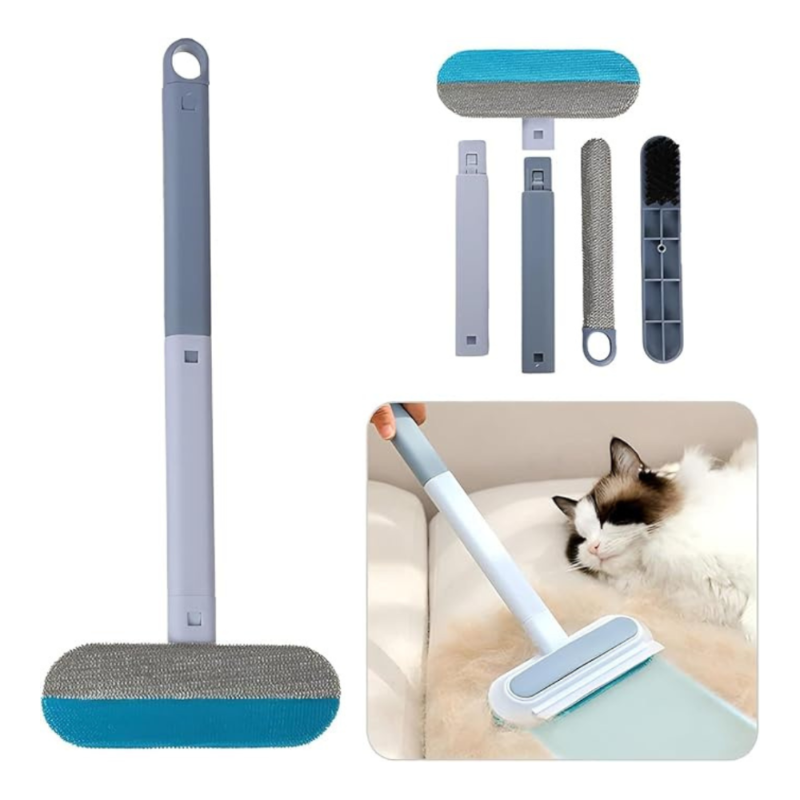 Brosse anti-cheveux 3-en-1 et multi-surfaces