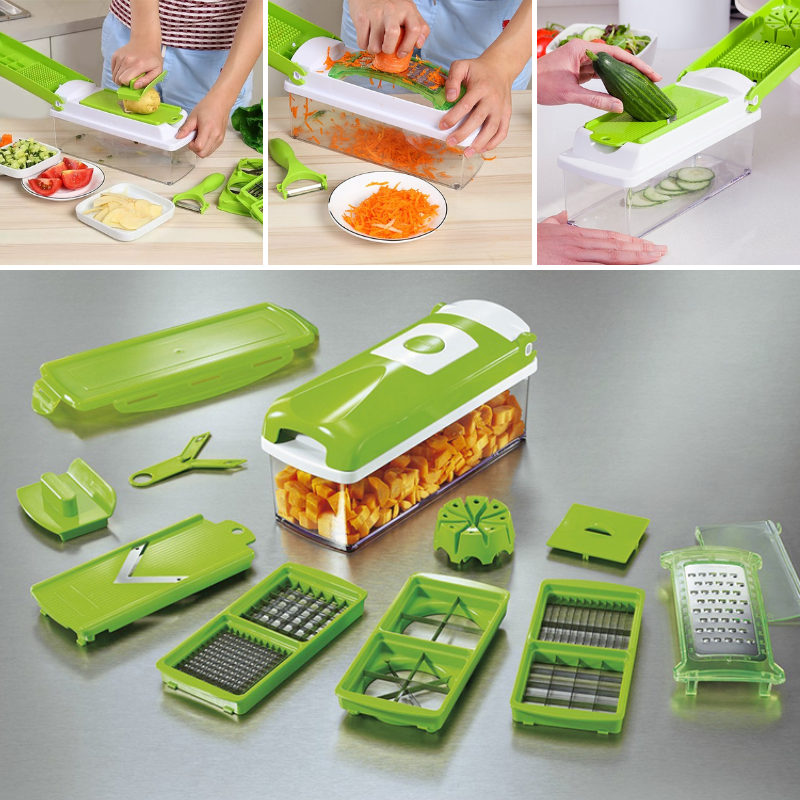 Coupe-légumes Multifonction 12-en-1 - SlicePro