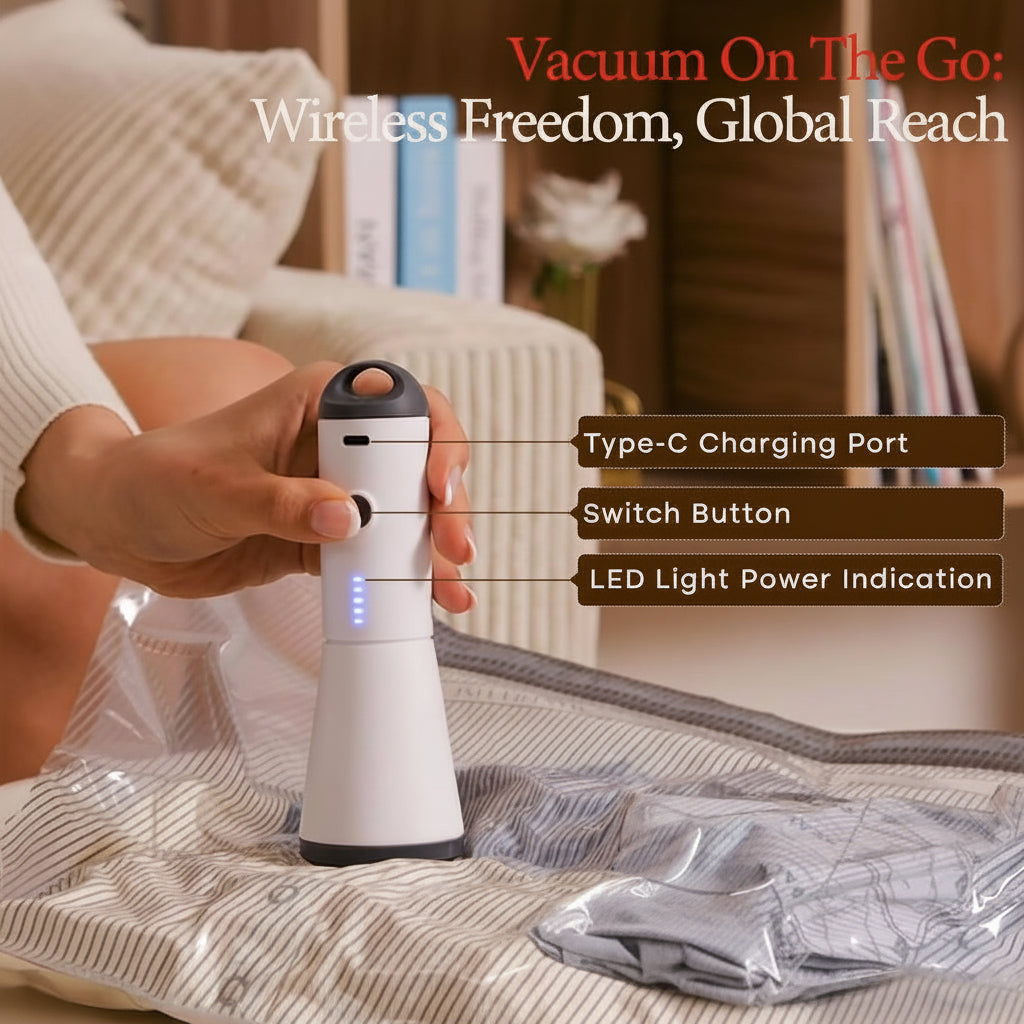 AIRVEX – Solution de Stockage Sous Vide pour Maximiser l'Espace de Bagages