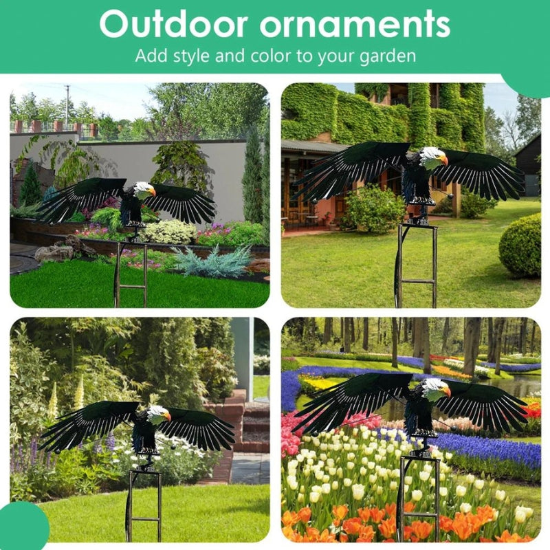 GartenAdler | Élégant mobile en fer forgé Oiseau