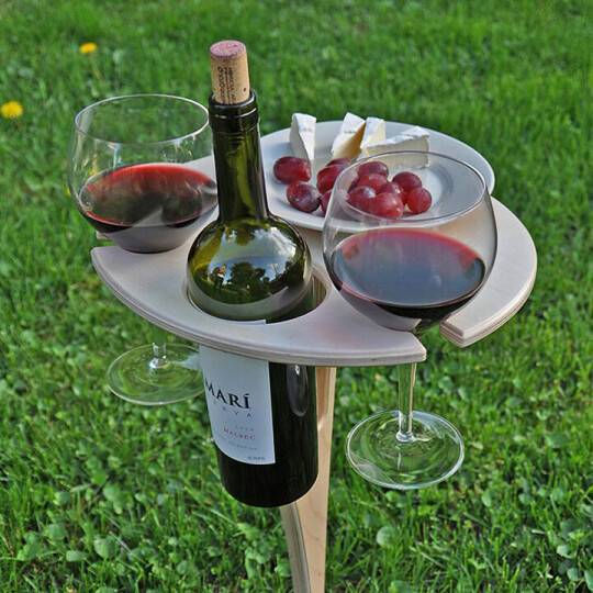 Table de pique-nique pliable en bois Vintabell