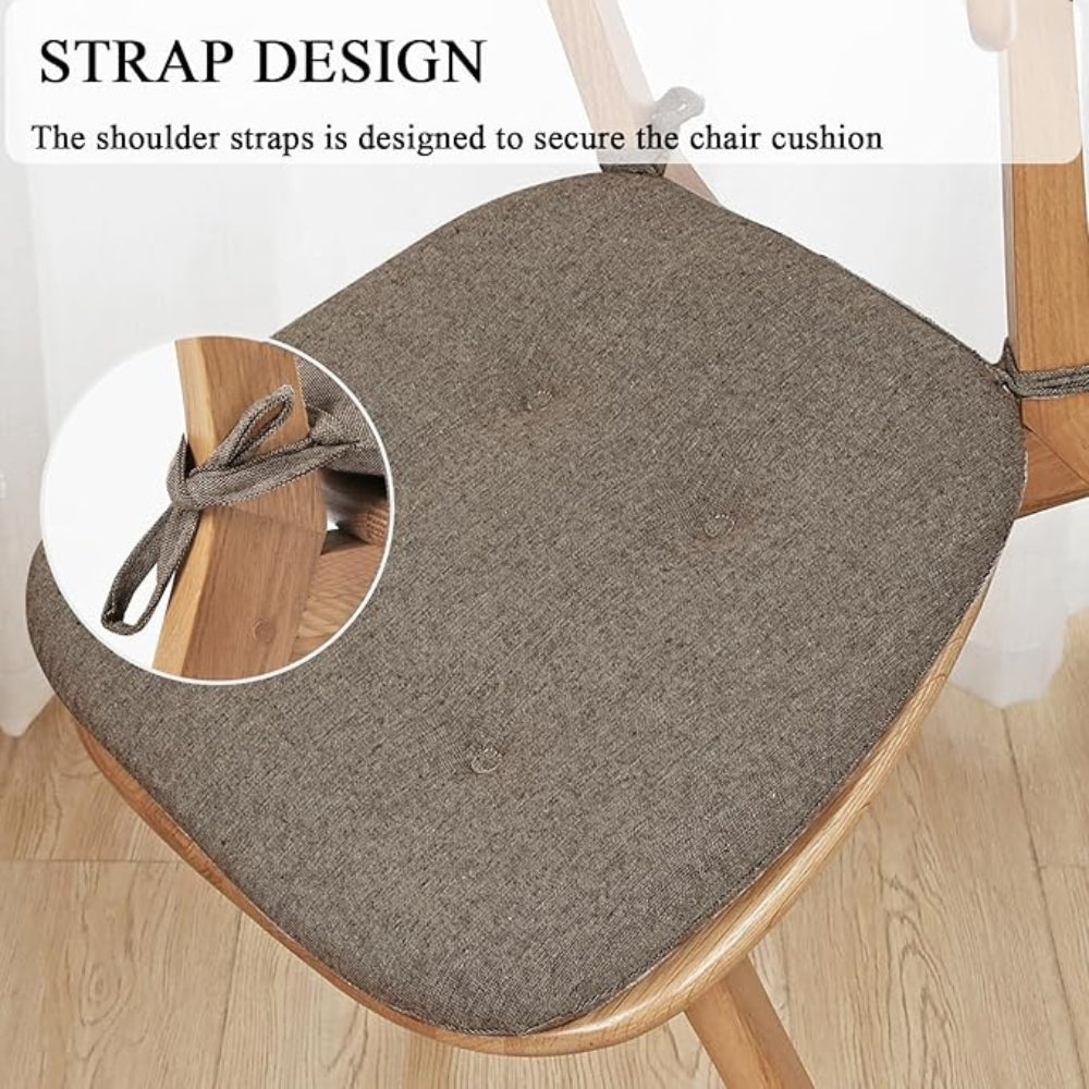 Coussin de Chaise Tissé Velarre Zen Luxe