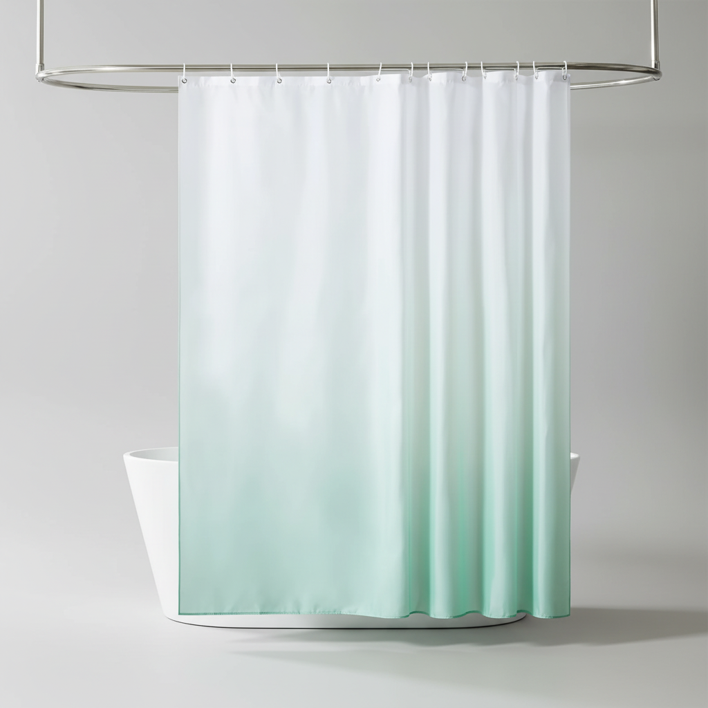 Rideau de douche en polyester épais - AquaVeil