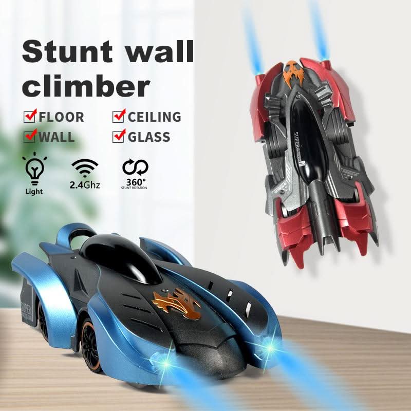 CLIMBIX – Voiture RC Stunt pour rouler sur les murs et plafonds