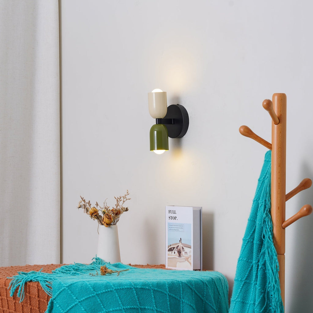 Eclipse Glow – Applique Murale Vintage Moderne avec Éclairage LED Double Face