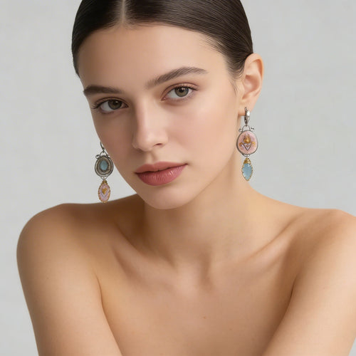 Brittany - Boucles d'oreilles de style ancien