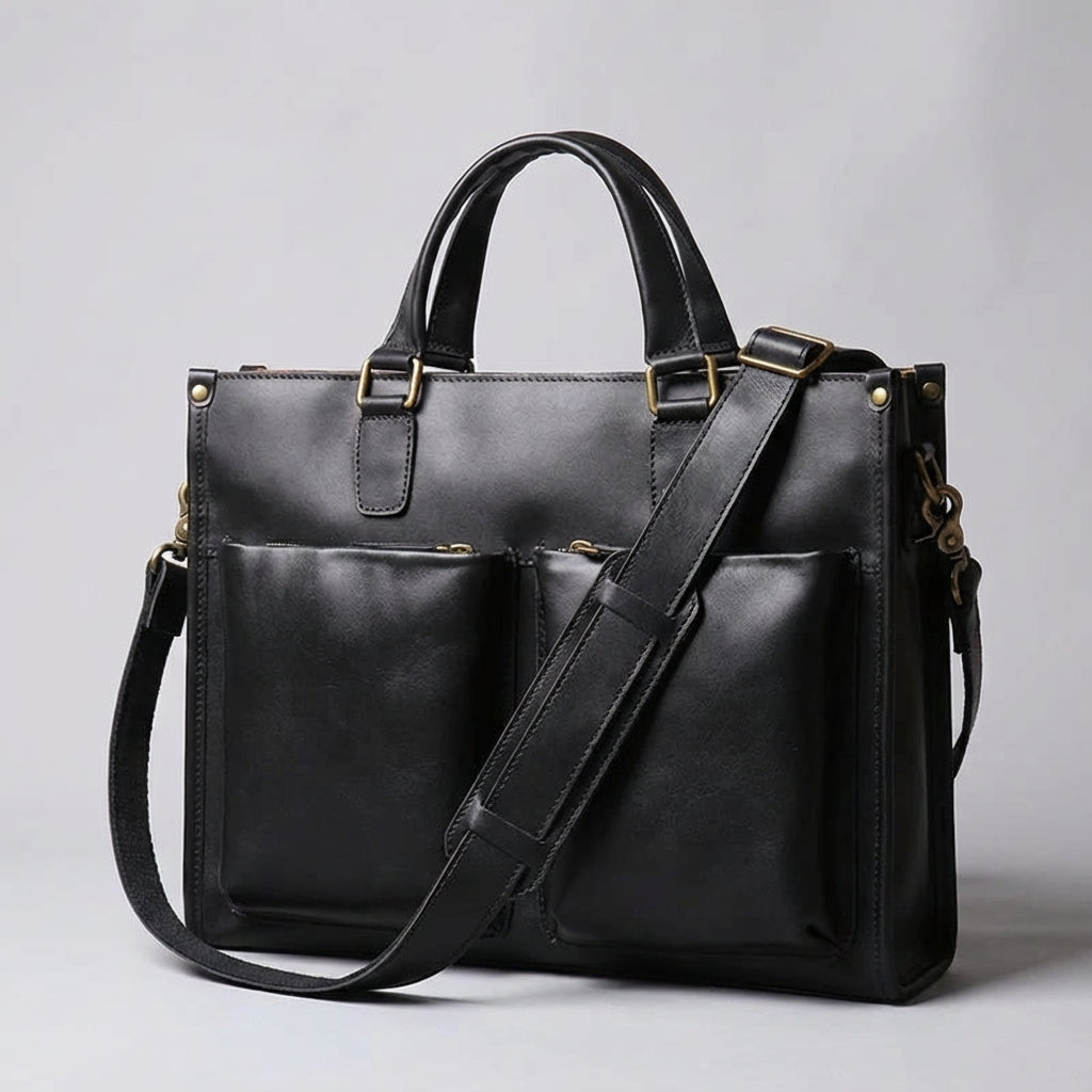 Sac à Ordinateur Portable Vintage en Cuir - Leatherlyst