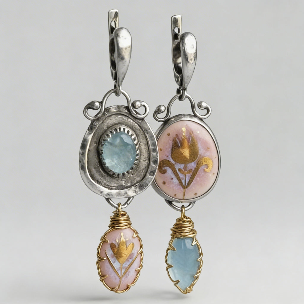 Brittany - Boucles d'oreilles de style ancien