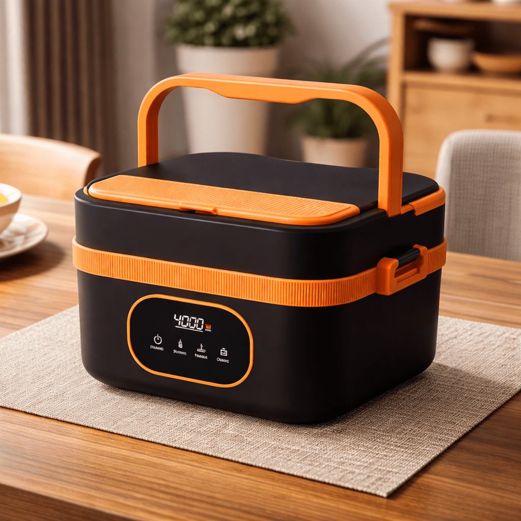 WORKWARM – Boîte à Lunch Auto-Chauffante Sans Fil avec Minuteur Intelligent