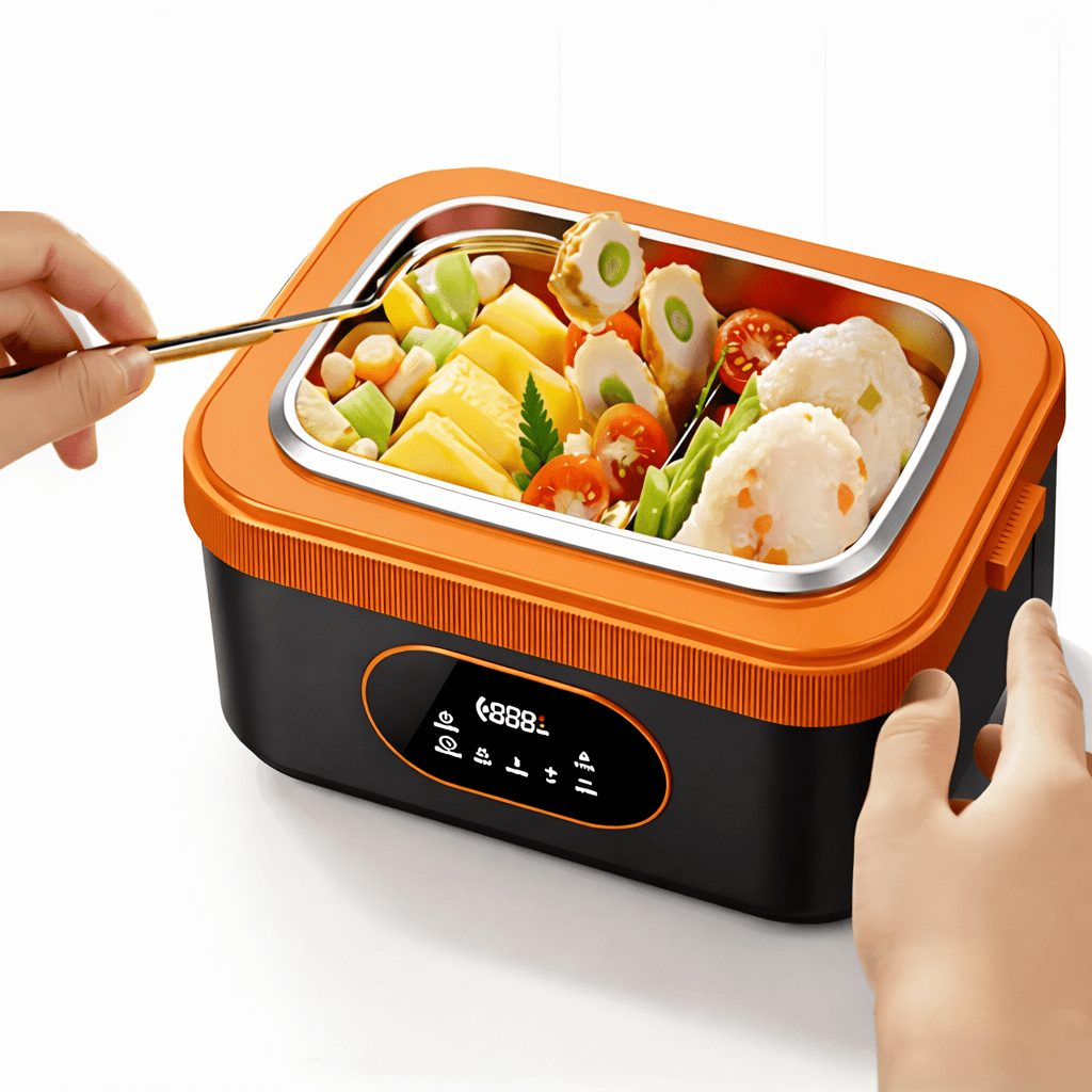 WORKWARM – Boîte à Lunch Auto-Chauffante Sans Fil avec Minuteur Intelligent