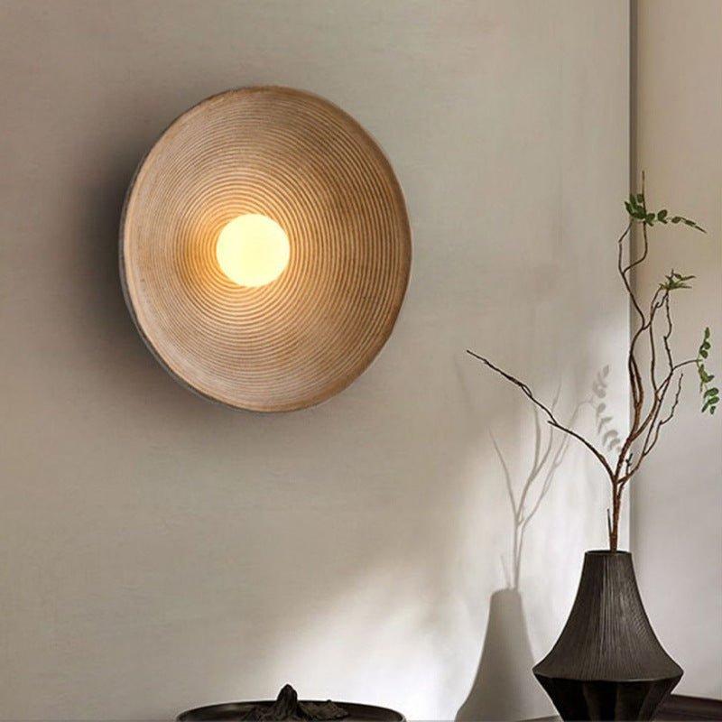 Applique en bois wabi-sabi inspirée du Japon