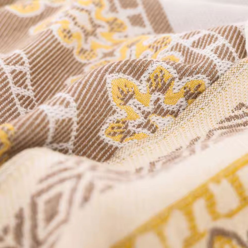 Couverture Mandala Boho en Coton Wander