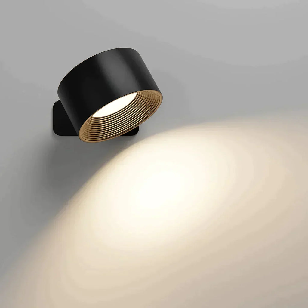 Lampe murale rechargeable – pivotante à 360°, sans fil et polyvalente