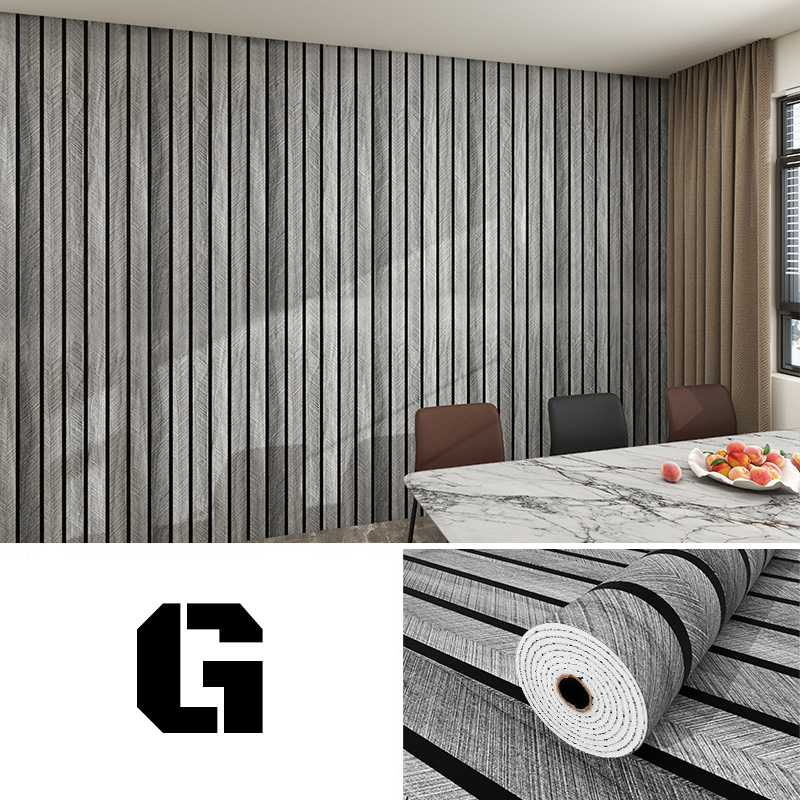 Panneau mural | Design moderne en lamelles | Fini mat résistant aux éclaboussures | StylaSheen