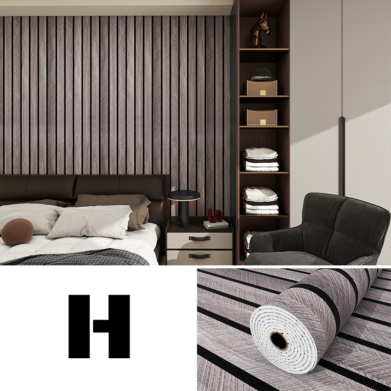 Panneau mural | Design moderne en lamelles | Fini mat résistant aux éclaboussures | StylaSheen