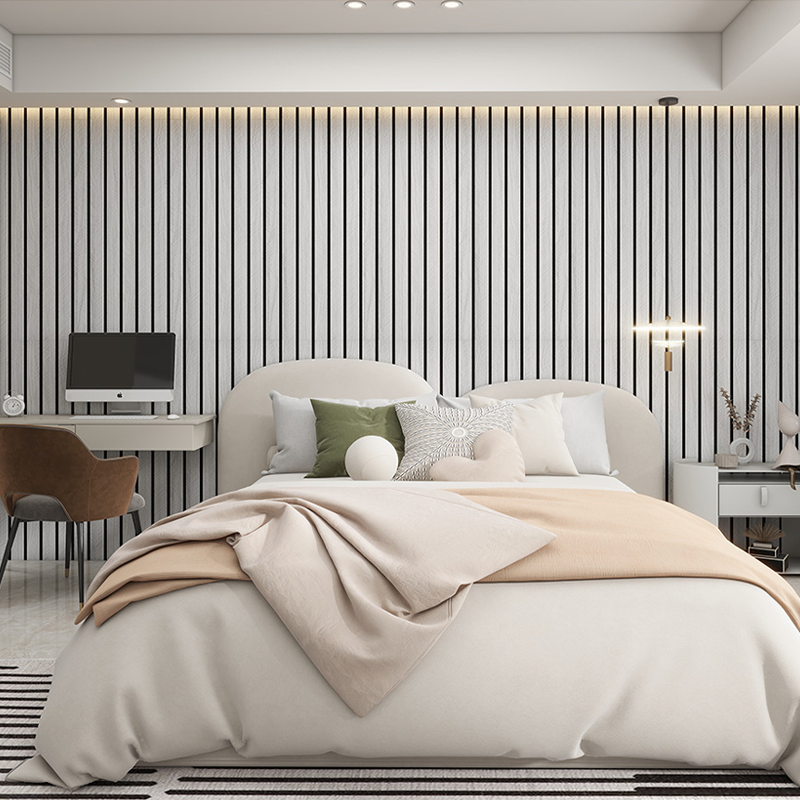 Panneau mural | Design moderne en lamelles | Fini mat résistant aux éclaboussures | StylaSheen