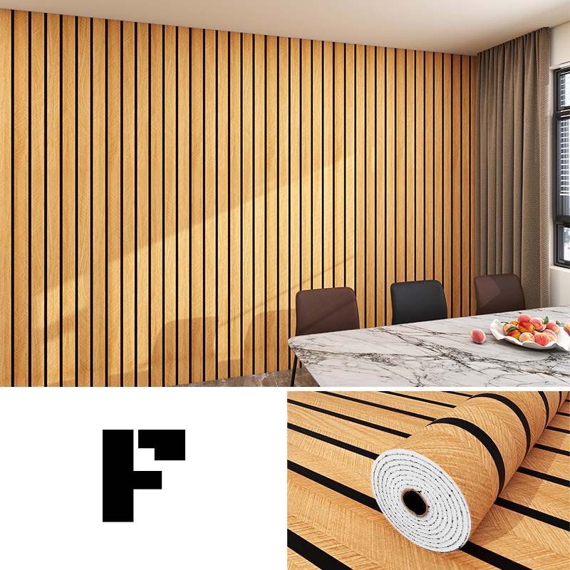 Panneau mural | Design moderne en lamelles | Fini mat résistant aux éclaboussures | StylaSheen