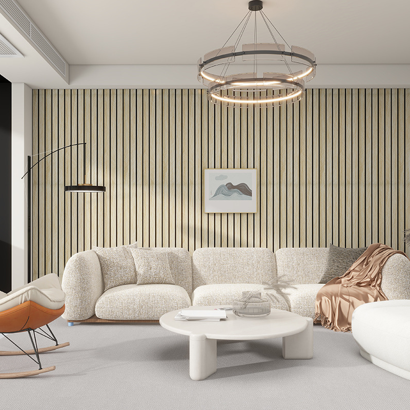 Panneau mural | Design moderne en lamelles | Fini mat résistant aux éclaboussures | StylaSheen