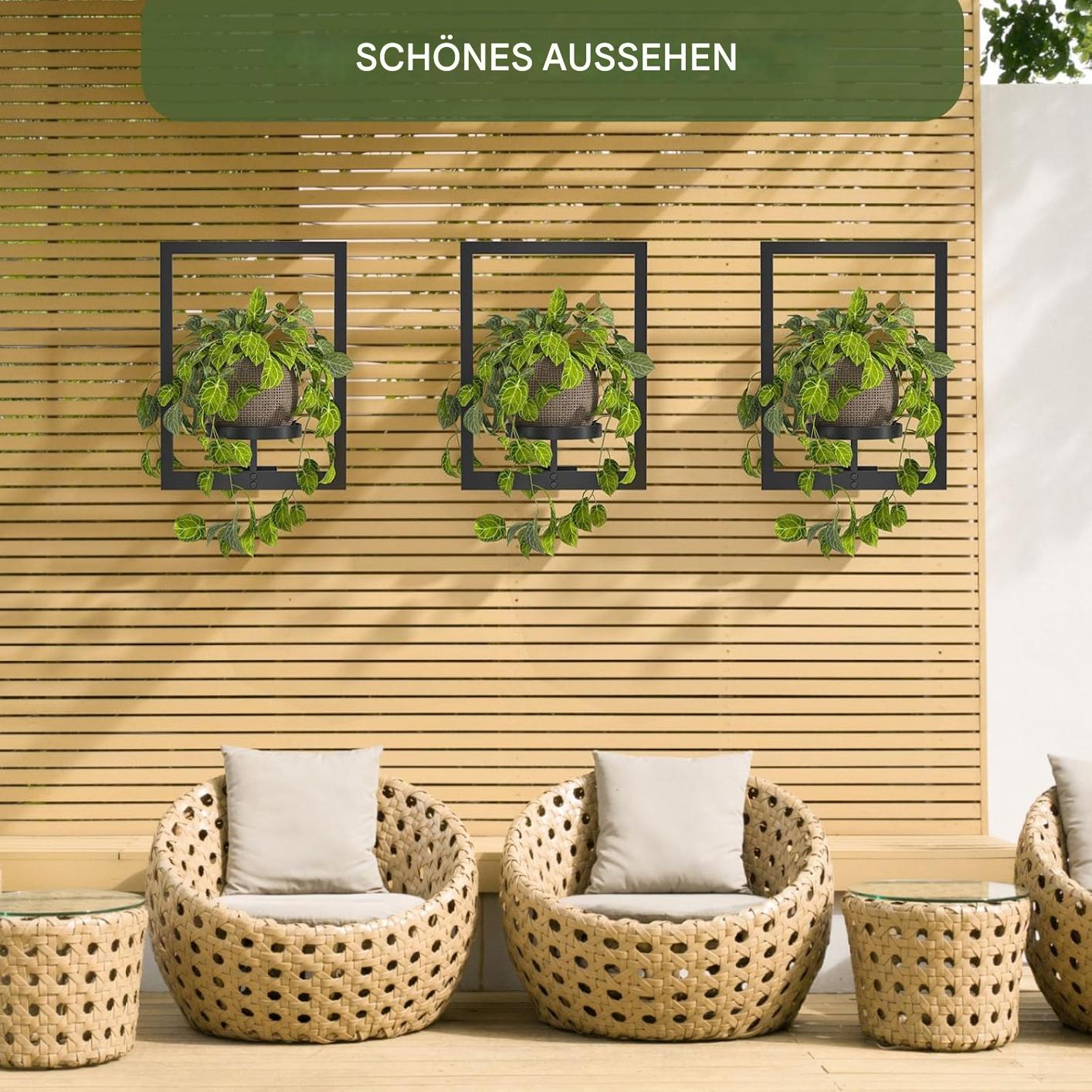 Support de plantes mural | Design en métal | Gain de place | Plantify