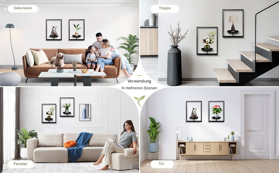Support de plantes mural | Design en métal | Gain de place | Plantify
