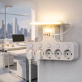 Multiprise murale | Prises à commande individuelle | Ports de chargement USB | WallCharge