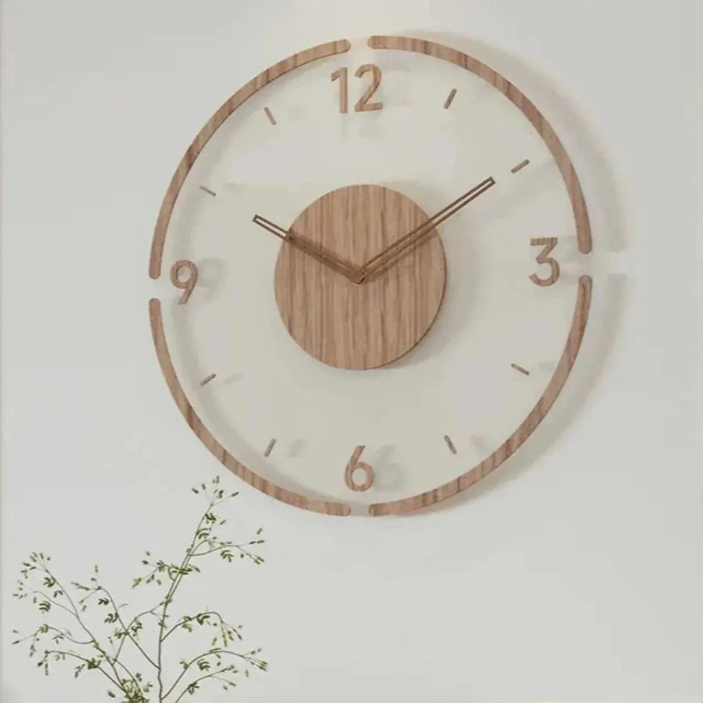 Horloge murale | Style scandinave | Mécanisme à quartz silencieux | NordZeit