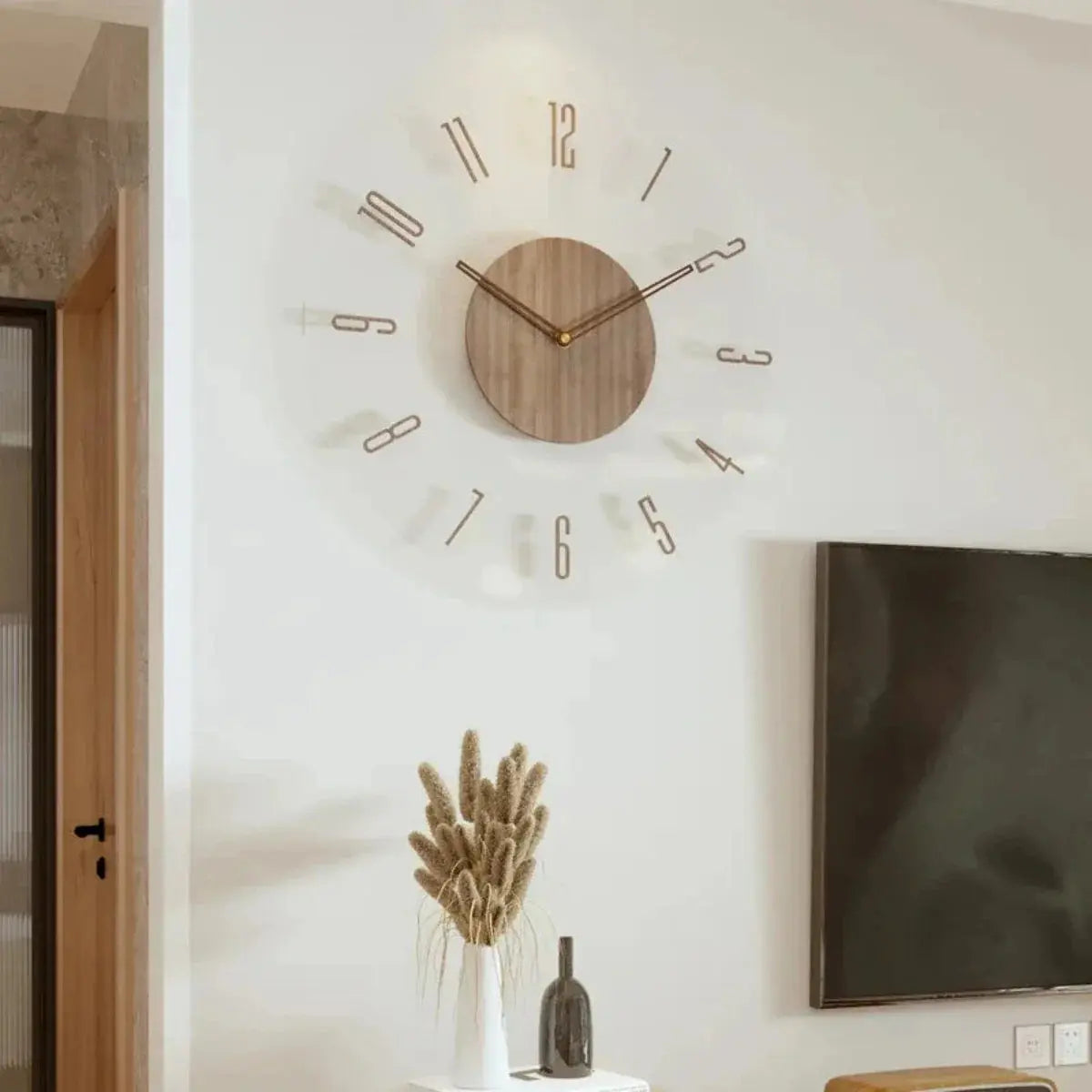 Horloge murale | Style scandinave | Mécanisme à quartz silencieux | NordZeit