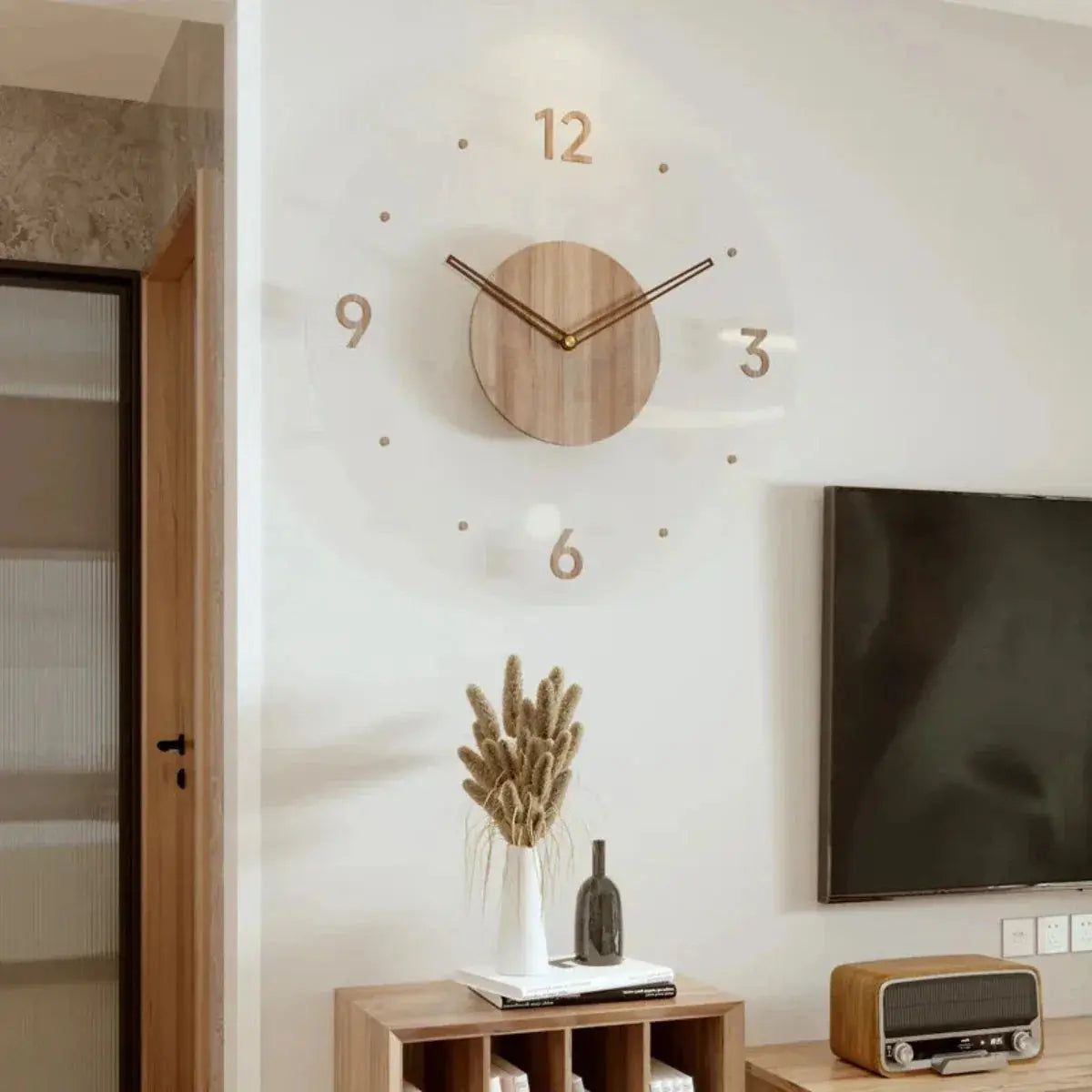 Horloge murale | Style scandinave | Mécanisme à quartz silencieux | NordZeit