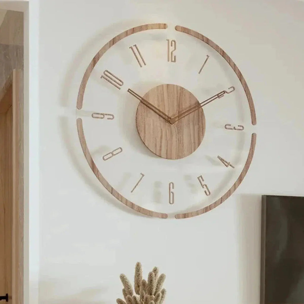 Horloge murale | Style scandinave | Mécanisme à quartz silencieux | NordZeit
