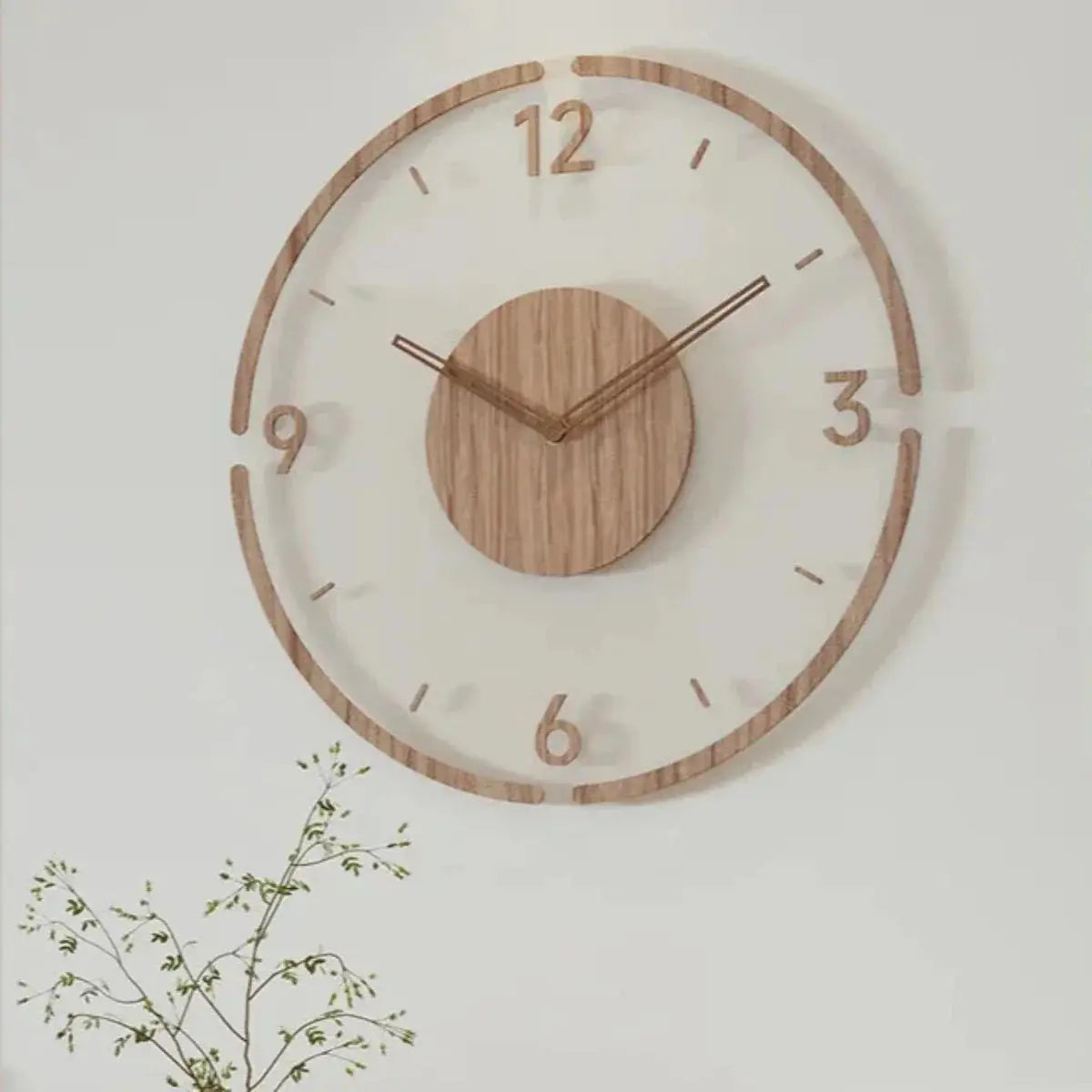 Horloge murale | Style scandinave | Mécanisme à quartz silencieux | NordZeit