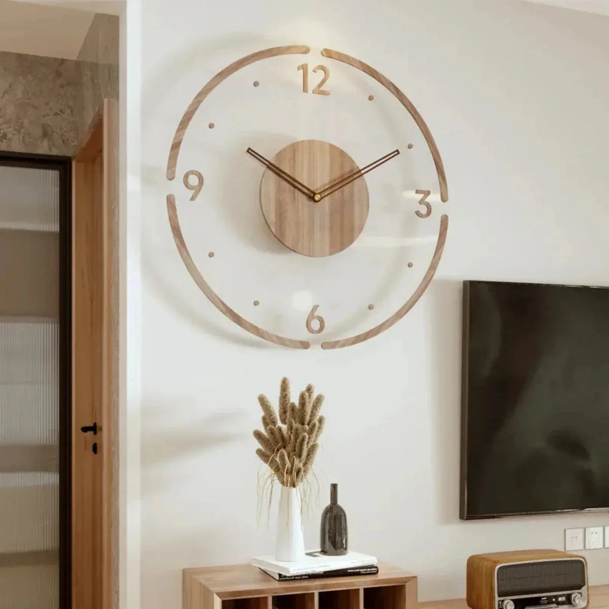 Horloge murale | Style scandinave | Mécanisme à quartz silencieux | NordZeit