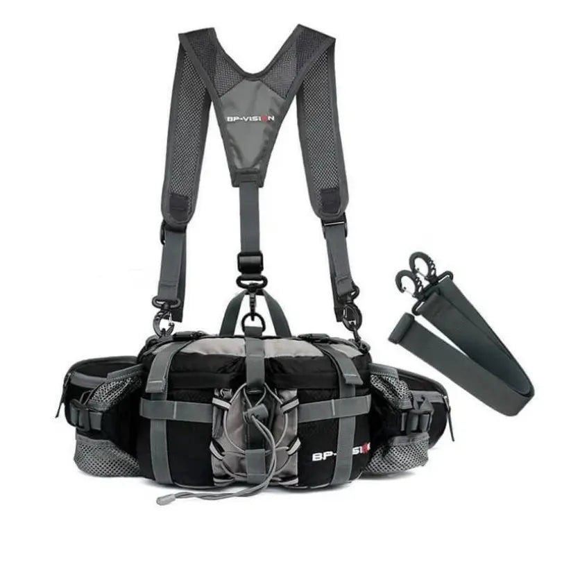 Sac bandoulière imperméable | Plusieurs compartiments | Nylon léger | Trailnova