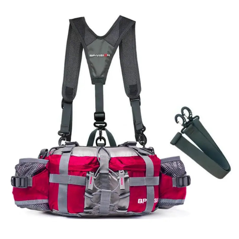 Sac bandoulière imperméable | Plusieurs compartiments | Nylon léger | Trailnova