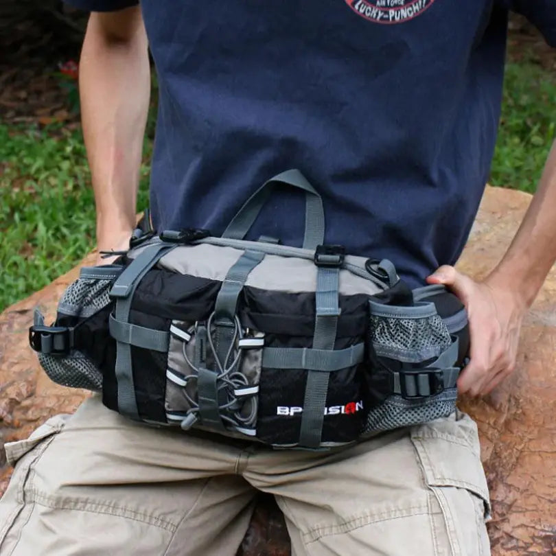 Sac bandoulière imperméable | Plusieurs compartiments | Nylon léger | Trailnova