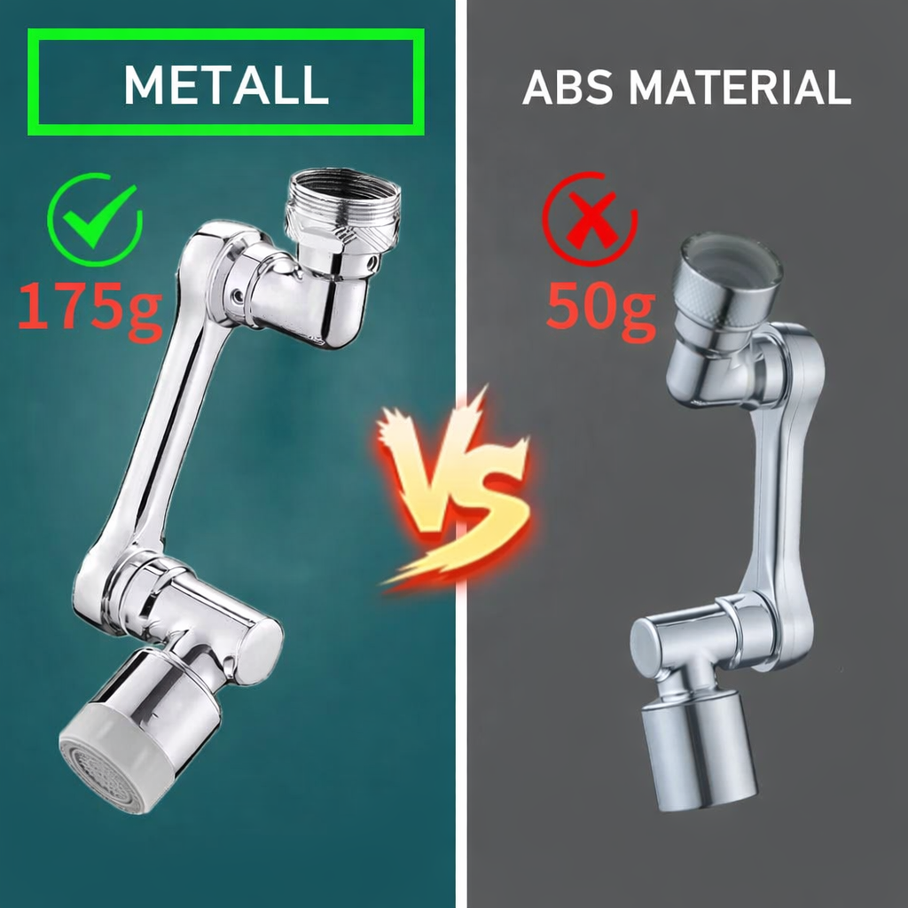 Extenseur de Robinet | Rotation à 1080° | 2 Modes d'Eau | FlexFlow