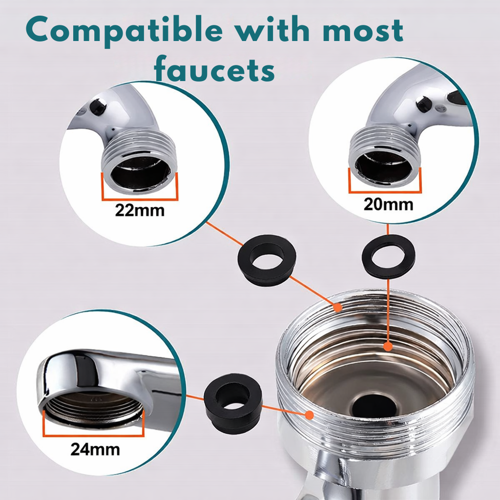 Extenseur de Robinet | Rotation à 1080° | 2 Modes d'Eau | FlexFlow