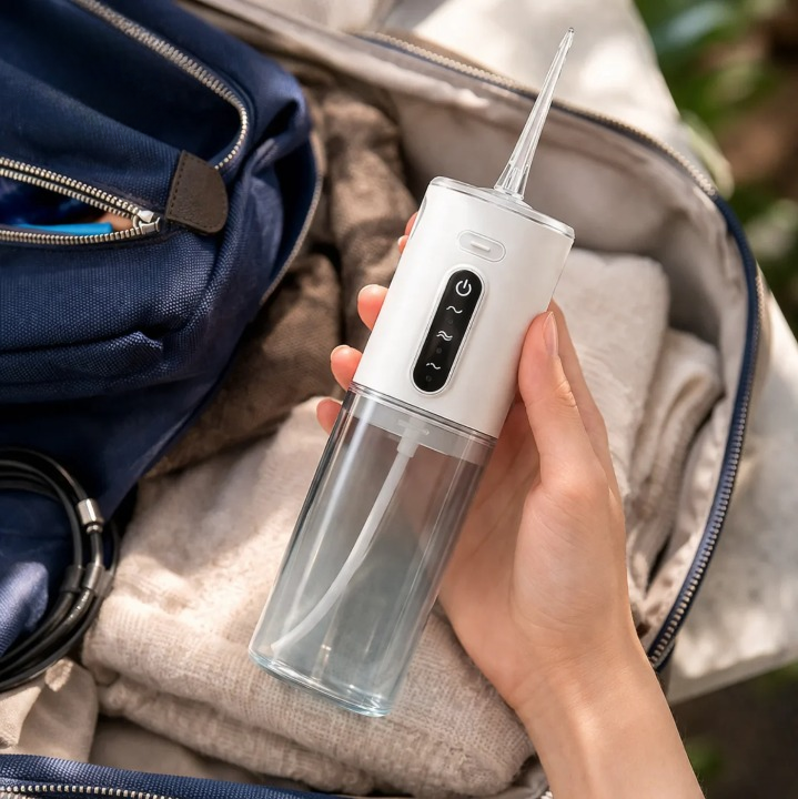 Appareil à jet d'eau | Modes de nettoyage personnalisés | Buses interchangeables | AquaSmile