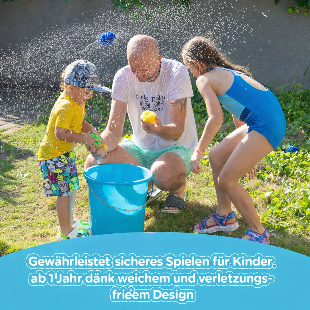 20 KiddoSpace Boules Éponge Réutilisables à Eau (10 à acheter, 10 GRATUITES en plus)