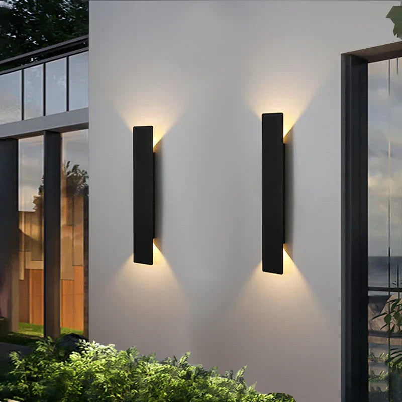 Aqualume – Applique LED étanche en aluminium pour usage extérieur