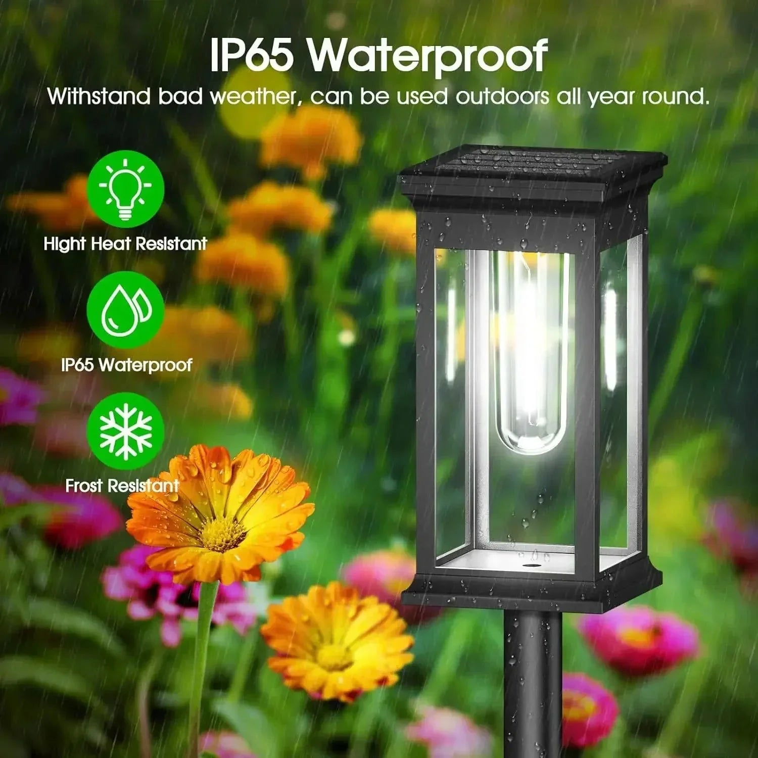 Lampadaires | Commutateur crépusculaire automatique | Résistant aux intempéries | JardinFaro