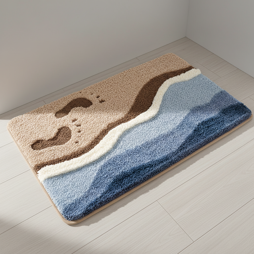 Tapis de bain doux et moelleux - FjordFluff