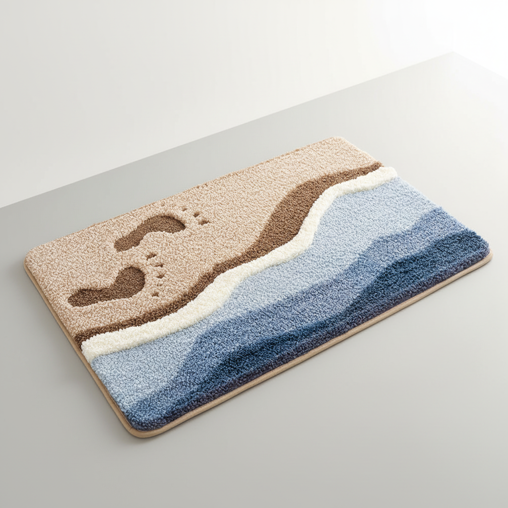 Tapis de bain doux et moelleux - FjordFluff