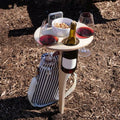 Support à vin | Table à vin d'extérieur | Stabilité et plaisir en toute sécurité | VinoStake