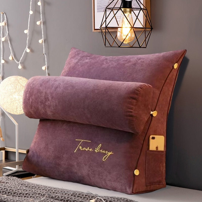 Coussin de soutien dorsal triangulaire