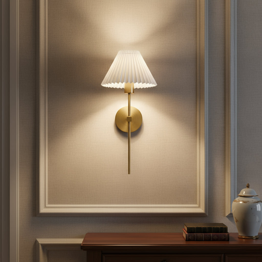 Applique en lin bronze